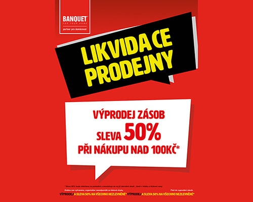 SLEVA 50 % při nákupu nad 100 Kč