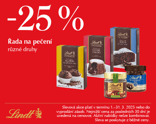 EXTRA sleva 25 % na řadu na pečení