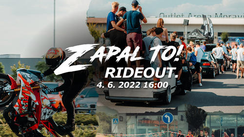 Benefiční akce Zapal to! RideOut pomůže Patrikovi